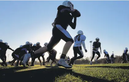  ?? JONATHON GRUENKE/STAFF FILE ?? The Virginia High School League has presented three options for the return of prep sports. A decision is expected on July 27.