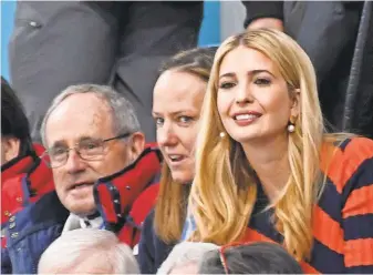  ?? JAMES LANG/ USA TODAY ?? Ivanka Trump watches the U. S.- Sweden curling match.