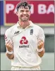  ?? PTI ?? James Anderson during the Chennai Test on Tuesday.