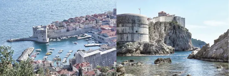  ??  ?? (Left) The old port of the city of Dubrovnik. • (Right) Croatia’s mediaeval walled city of Dubrovnik. — Pictures by Denis Lovrovic