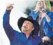  ?? MICHAEL LAUGHLIN/STAFF PHOTO ?? local tourism board gave $45,000 to Garth Brooks to draw the country singer to South Florida.