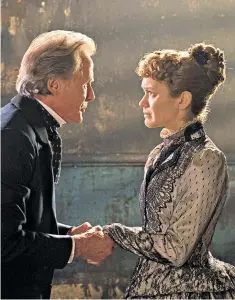  ??  ?? ‘You don’t need saving’: Bill Nighy and Olivia Cooke star in The Limehouse Golem