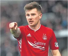  ??  ?? Aberdeen attacker Matty Kennedy.