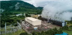  ?? CONTRIBUTE­D PHOTO ?? The Makiling-Banahaw Geothermal Power Plant of AP Renewables Inc. is a 458-megawatt geothermal power station complex in Laguna and Batangas that delivers clean and renewable baseload power.