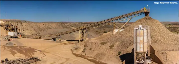  ?? Image:Millennium­Minerals. ?? Ausenco was able to take Millennium’s concept for its Nullagine sulphide expansion project and turn it into reality.