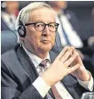  ??  ?? European Commission president Jean-Claude Juncker