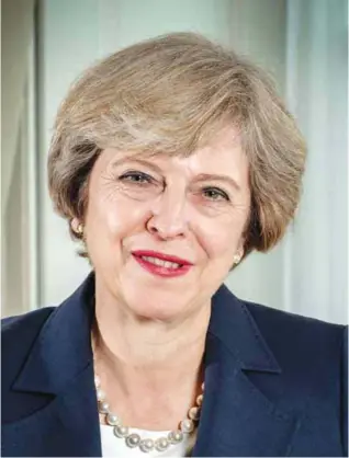  ??  ?? Theresa May, Prime Minister Of The United Kingdom