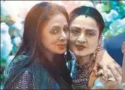  ??  ?? Sridevi and Rekha