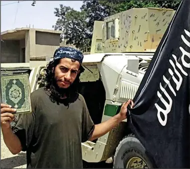  ??  ?? Abdelhamid Abaaoud: Mastermind of Paris attacks had visited Birmingham and London