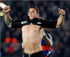  ?? (Photo Reuters) ?? Sonny-Bill Williams figure évidemment en bonne place sur notre short list des joueurs dont le transfert à Toulon serait épatant.