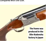  ?? ?? The frame was produced in the Olin-Kodensha factory in Japan