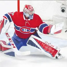  ?? JOHN MAHONEY ?? Carey Price has struggled this season, posting a 3-7-1 record. He’s allowed four or more goals in seven of the 11 games he’s played.