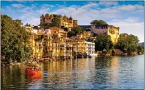  ?? GETTY IMAGES ?? Udaipur in India's Rajasthan region is one of the most popular, but still untouriste­d cities to visit, according to American Express data.