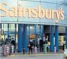  ??  ?? Staff at Sainsbury’s at Berryden tested positive for Covid.