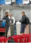  ??  ?? Former Crusaders Corey Flynn and Richie McCaw lived in airports during the 2011 Super Rugby season.
