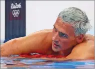  ?? REUTERS FILE ?? Ryan Lochte catches his breath after finishing the 200m individual medley final at the Rio Olympics.