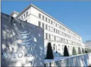  ?? REUTERS ?? The WTO on Wednesday extended its negotiatio­ns by a day.