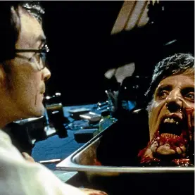  ??  ?? The 1980s classic, ReAnimator, stars cult film hero Jeffrey Combs