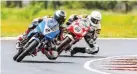  ??  ?? KY Ahamed (#2), winner of the Super Sport Indian 165 race