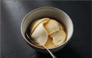  ?? ?? Silken Tofu With Ginger Syrup (The New York Times/Bobbi Lin)