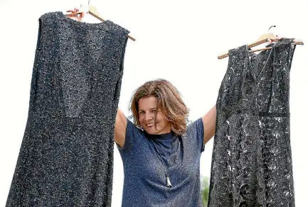  ?? PHOTO: FAIRFAX NZ ?? Trying to decide which dress to wear - Karen Tonks is off to the Oscars with husband John Gilbert.