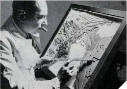  ??  ?? A la derecha, el visionario arquitecto Herman Sörgel en una imagen publicada por Popular Science en julio de 1933.