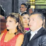  ?? ?? El contador Ubaldo Huerta y su esposa Diana Lozano