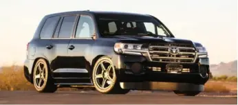  ?? TOYOTA ?? The Toyota Land Speed Cruiser has a low-slung design, capable of generating over 2,000 horsepower.