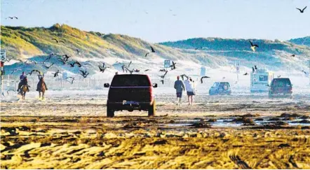  ?? REED SAXON AP ?? Oceano Dunes State Vehicular Recreation Area at Oceano on California’s Central Coast. The off-road vehicle ban will take effect in 2024.