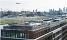  ??  ?? The Royal Albert Docks developmen­t, with City airport in the background. Photograph: Gg Archard