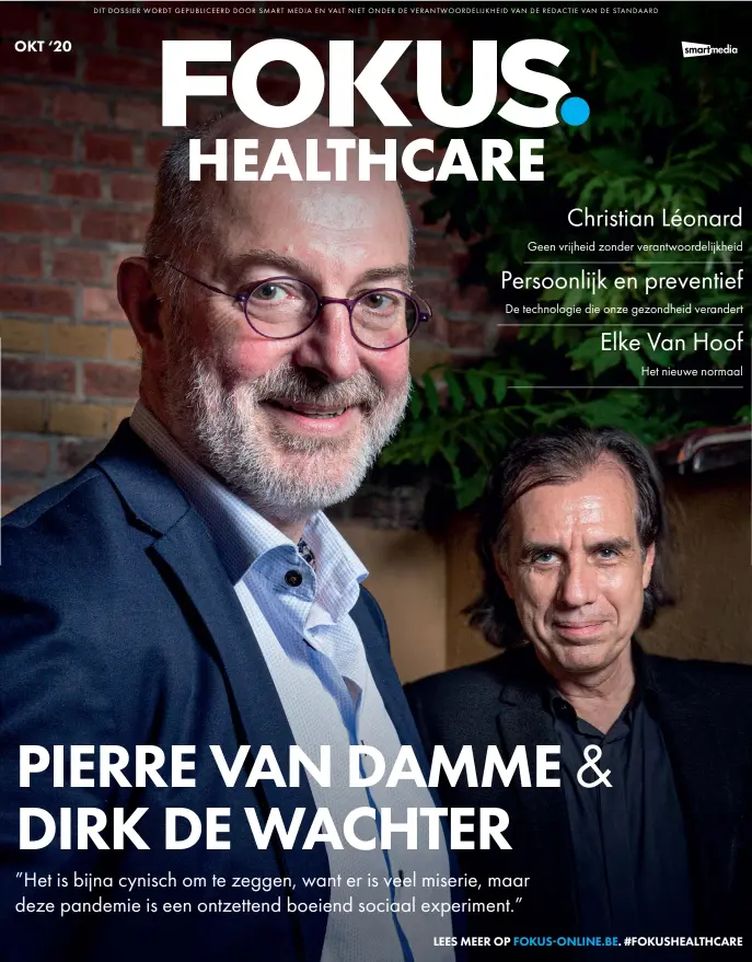  ?? LEES MEER OP FOKUS-ONLINE.BE. #FOKUSHEALT­HCARE ??