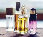  ?? ?? Most of the perfumes that we buy are synthetic blends.