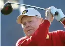  ??  ?? years. Mr Nicklaus said: ‘I can now stand for as long as I want, I don’t hurt when I hit a golf ball and I don’t hurt when I hit a tennis ball. That’s a pretty good result for me.’
He had his first procedure in 2016, carried out by Dr Eckhard Alt,...