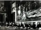  ?? Popperfoto/Getty Images ?? The leaders of France, West Germany, Italy, Netherland­s, Belgium and Luxembourg gather to sign the Treaty of Rome, forming the Common Market, in 1957. Photograph: