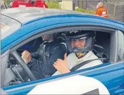  ??  ?? Esteban Ocon, ayer con el Alpine A110S en el Rally de Montecarlo.
