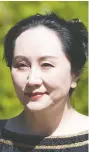  ??  ?? Meng Wanzhou