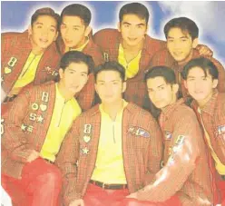  ?? ?? The ’90s dance group Streetboys