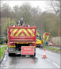  ?? Picture: Barry Goodwin ?? The road has been shut for more than two weeks