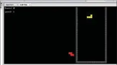  ??  ?? Figure 5. A game of Tetris in Code::Blocks