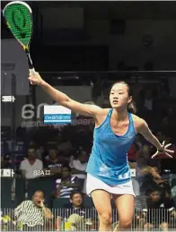  ??  ?? Restart: Low Wee Wern is expected to make her long-awaited comeback at the Malaysian Tour Squash Circuit (SSJM) in December.