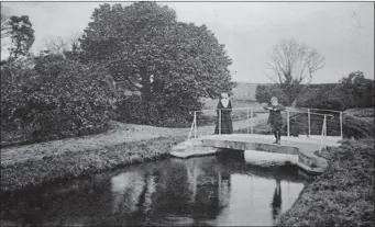  ??  ?? A view of the river back when the convent was a boys’ boarding school.