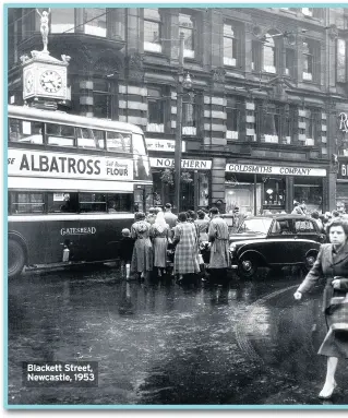  ??  ?? Blackett Street, Newcastle, 1953