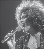  ?? DANIELLE RICHARDS / USA TODAY NETWORK ?? Singing superstar Whitney Houston, who died in 2012, is a first- time nominee for induction to the Rock and Roll Hall of Fame.