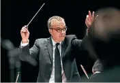  ??  ?? Conductor Marc Taddei.