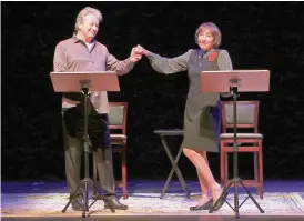  ?? ALBERTO ROMEU ?? Adrian Zmed and Didi Conn play the long-married couple Tom and Peg Hogan in ‘Middletown’ at Actors’ Playhouse in Coral Gables.