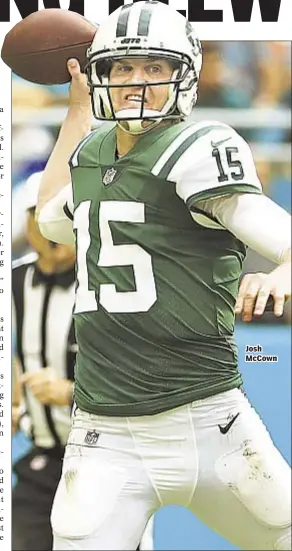  ??  ?? Josh McCown