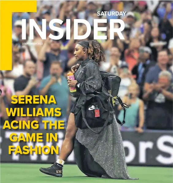  ?? ?? TENNIS champ Serena Williams stealing the show with her outfit at the US Open earlier this week. | Instagram