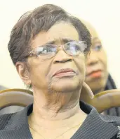  ?? FILE
PHOTOS ?? Retired Justice Marva McIntosh: “The longer you live, the worse your circumstan­ces become because the pension is not increased.”