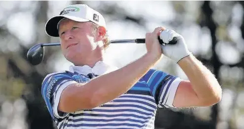  ??  ?? Jamie Donaldson tied for 16th place in the European Open in Hamburg
