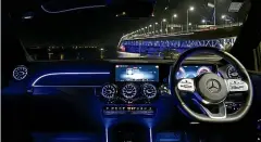  ??  ?? That interior is one of the nicest in the segment, particular­ly at night. Even the Harbour Bridge copied it.